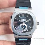 Swiss Patek Philippe Nautilus Day Date Blue Dial Watch Replica